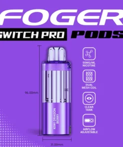 Kiwi Dragon Berry Foger Switch Pro Pod 30K Puffs