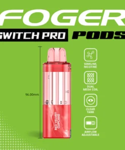 Red Velvet Cupcake Foger Switch Pro Pod | 30K Puffs