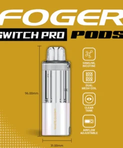 White Gummy Foger Switch Pro Pod 30K Puffs